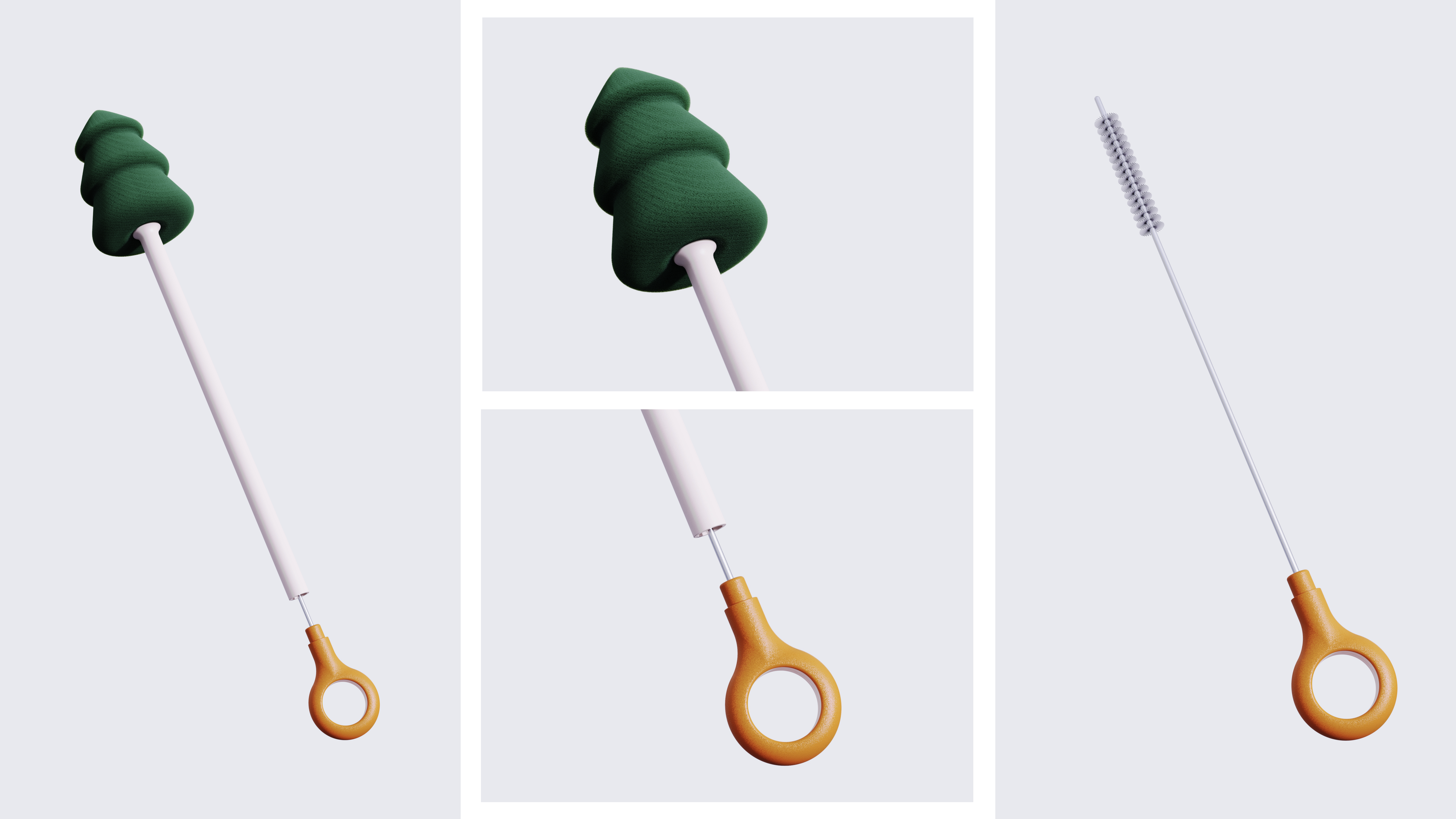 One cup brush design，