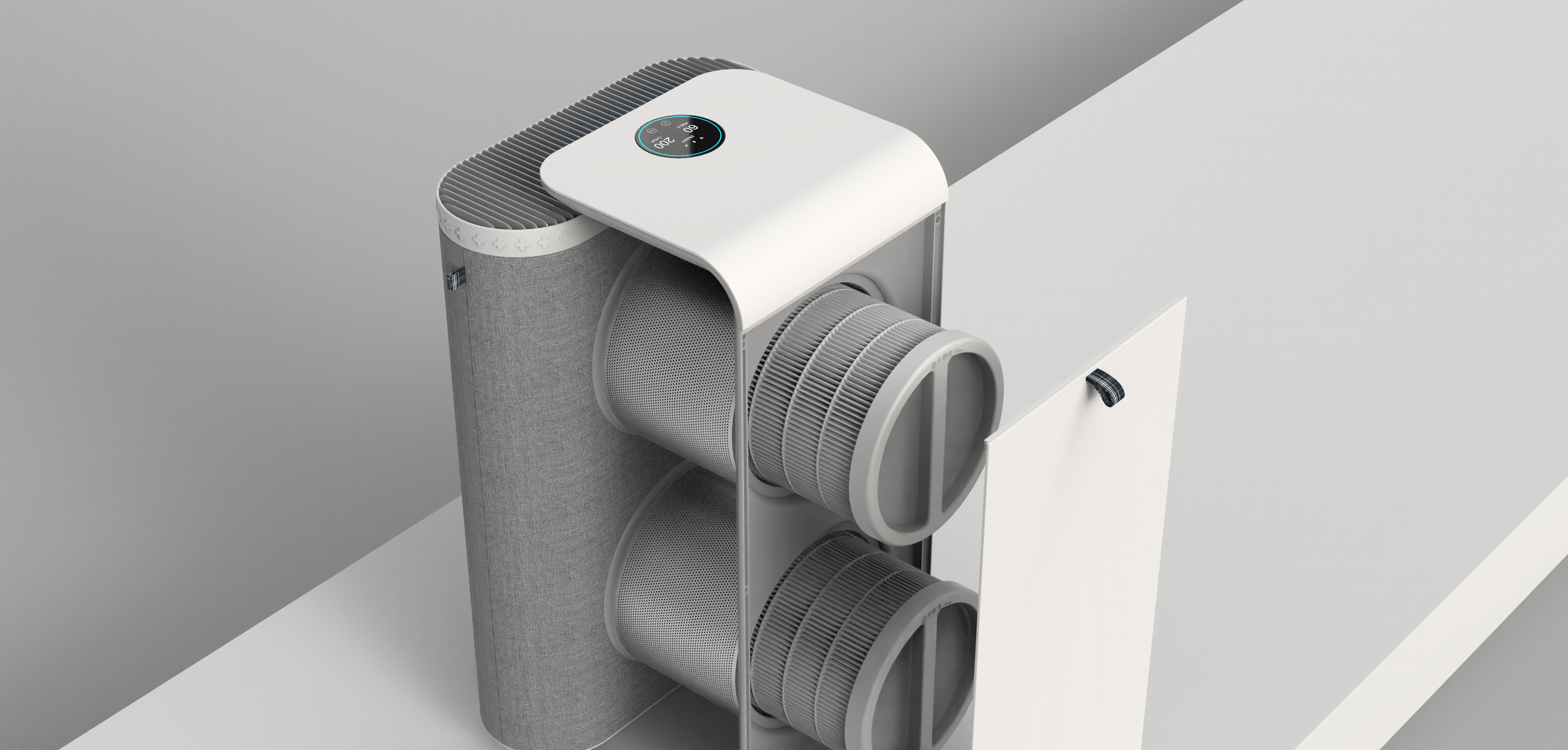 Empty net，air cleaner，Fresh air fan，