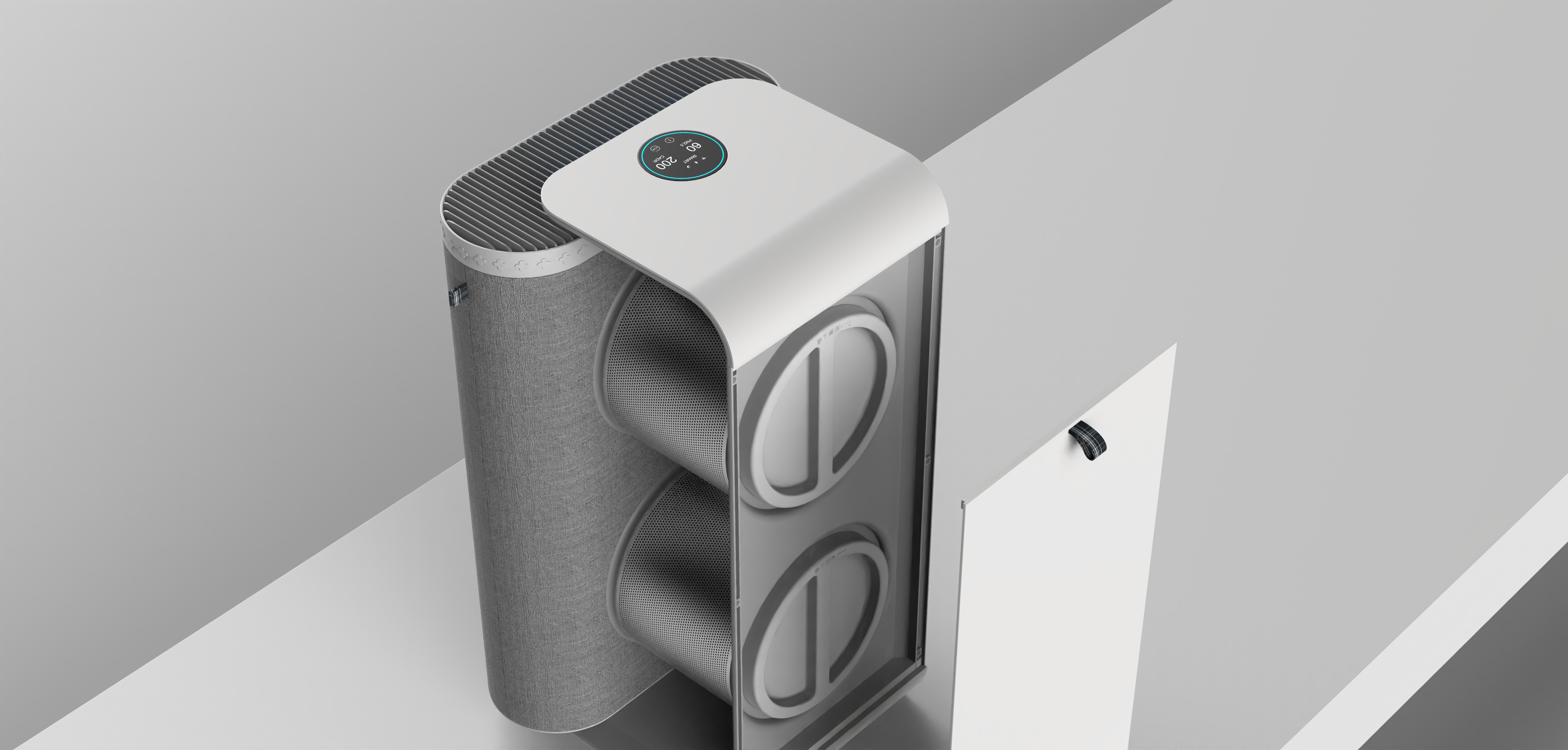 Empty net，air cleaner，Fresh air fan，