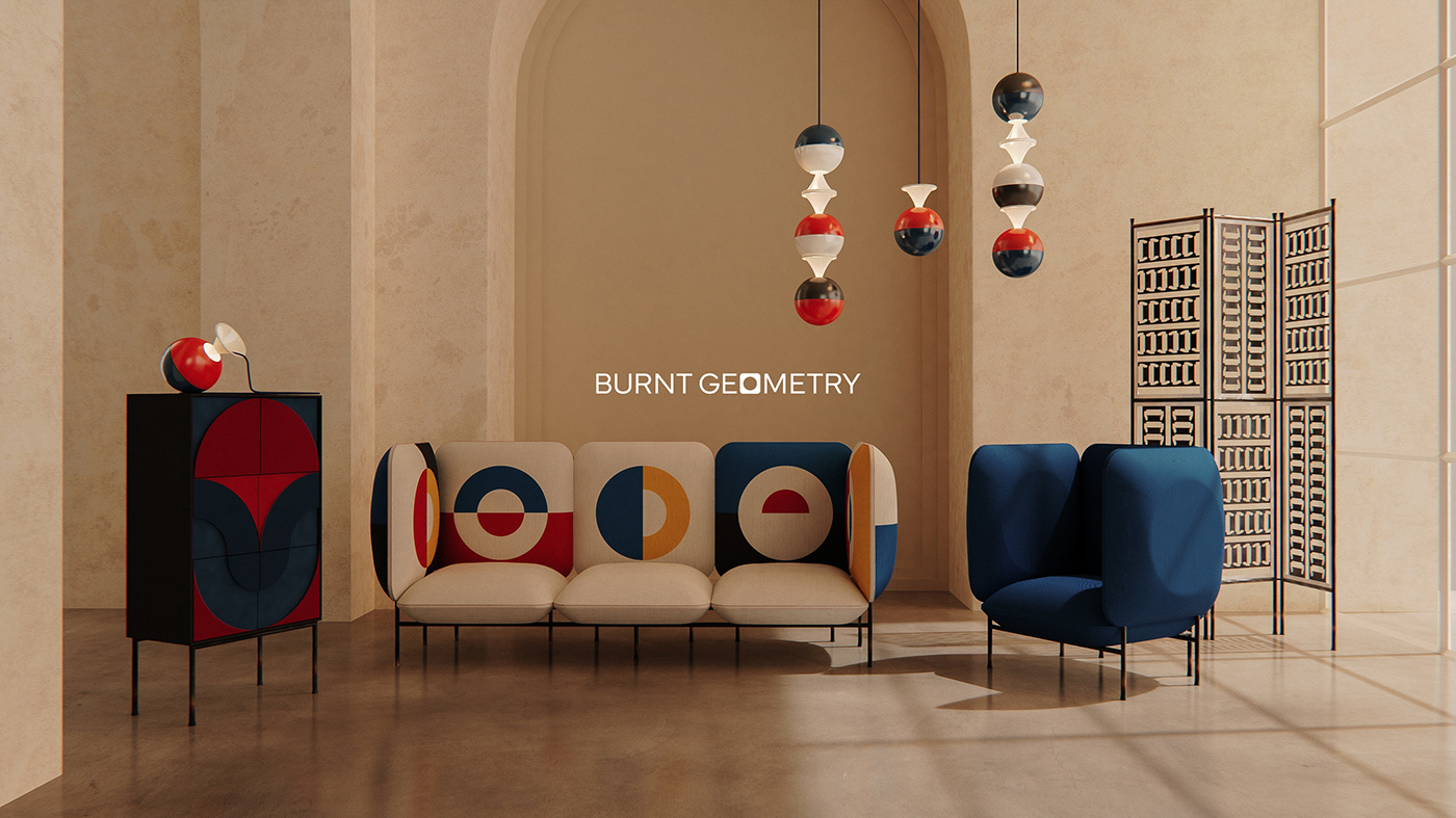 furniture，Bauhaus ，geometry，