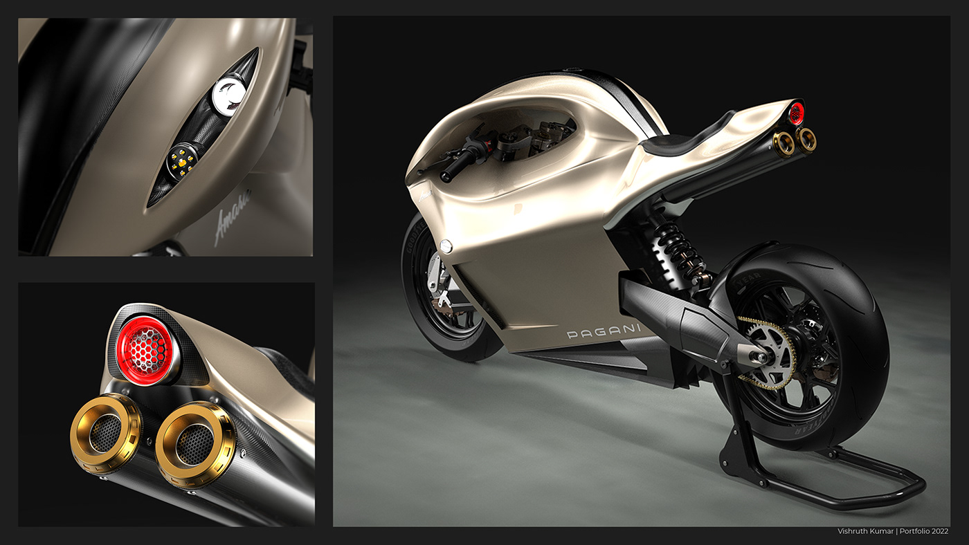 automobile，CAD model，Pagani Motocicletta，