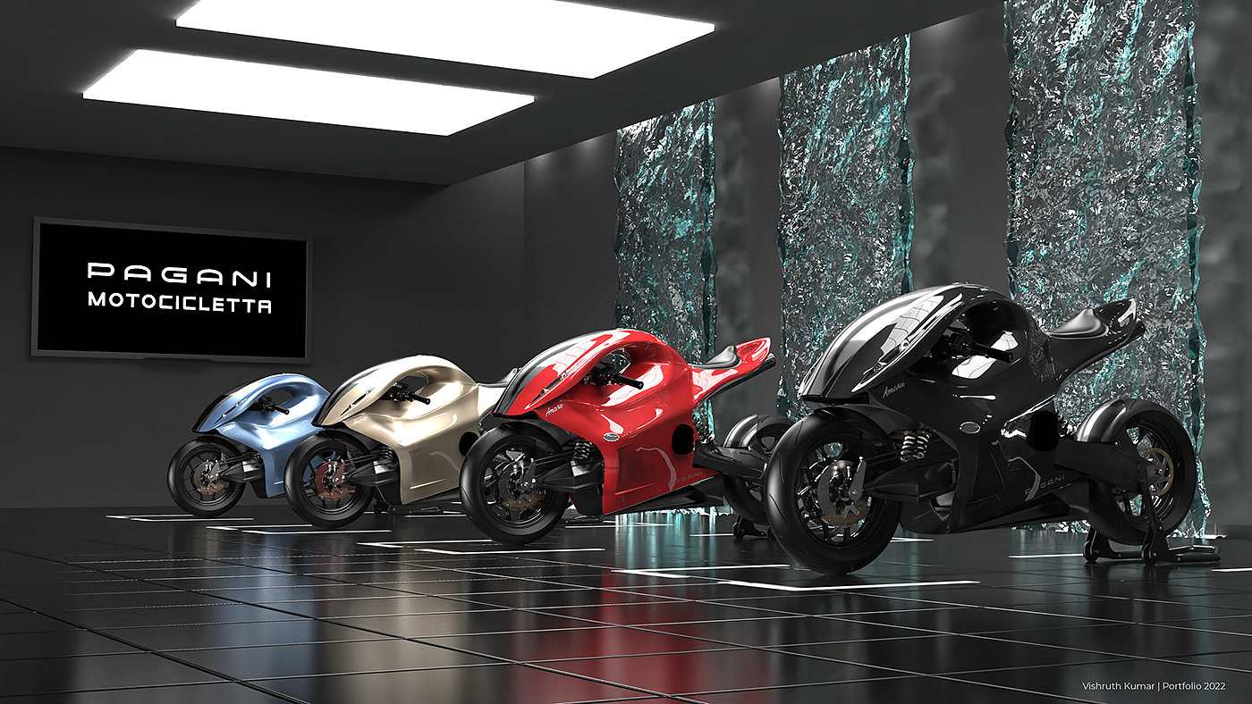 汽车，CAD模型，Pagani Motocicletta，
