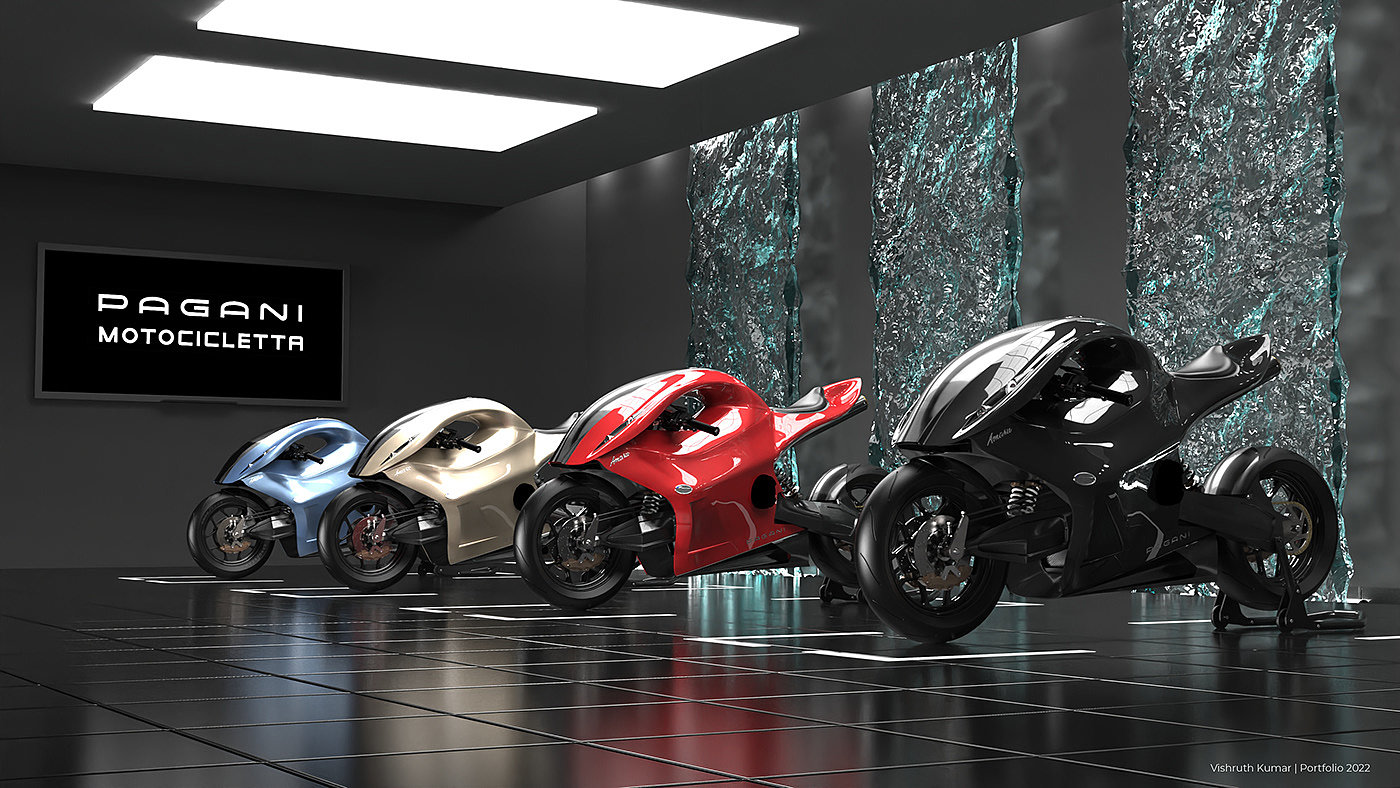 automobile，CAD model，Pagani Motocicletta，