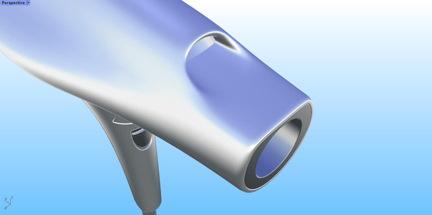 hair drier，Rhinoceros modeling，Rhino modeling，industrial design，