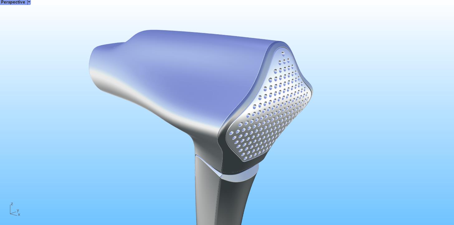 hair drier，Rhinoceros modeling，Rhino modeling，industrial design，