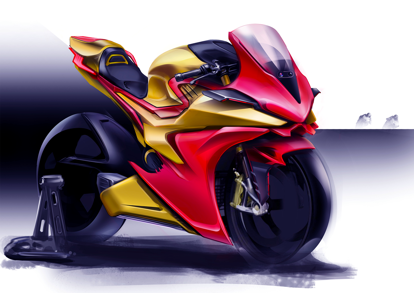 motorcycle，
