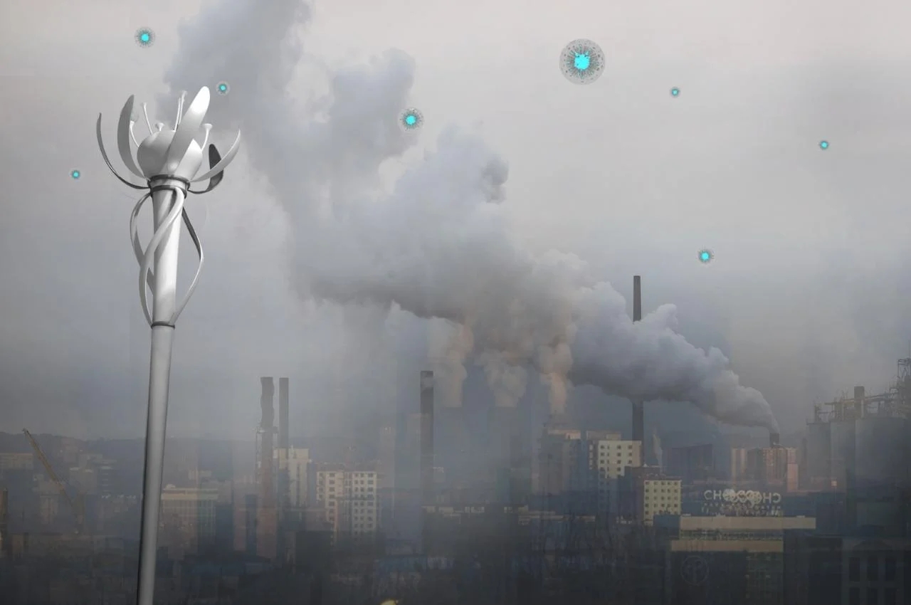 air pollution，air cleaner，Bubble，