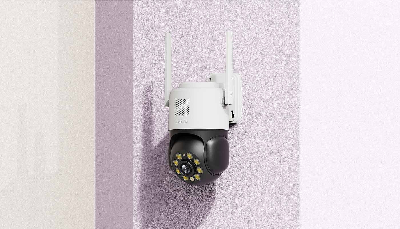 Intelligent security，Security camera，Monitor，Ball monitor，Appearance design，Structural design，Outdoor camera，Outdoor monitor，