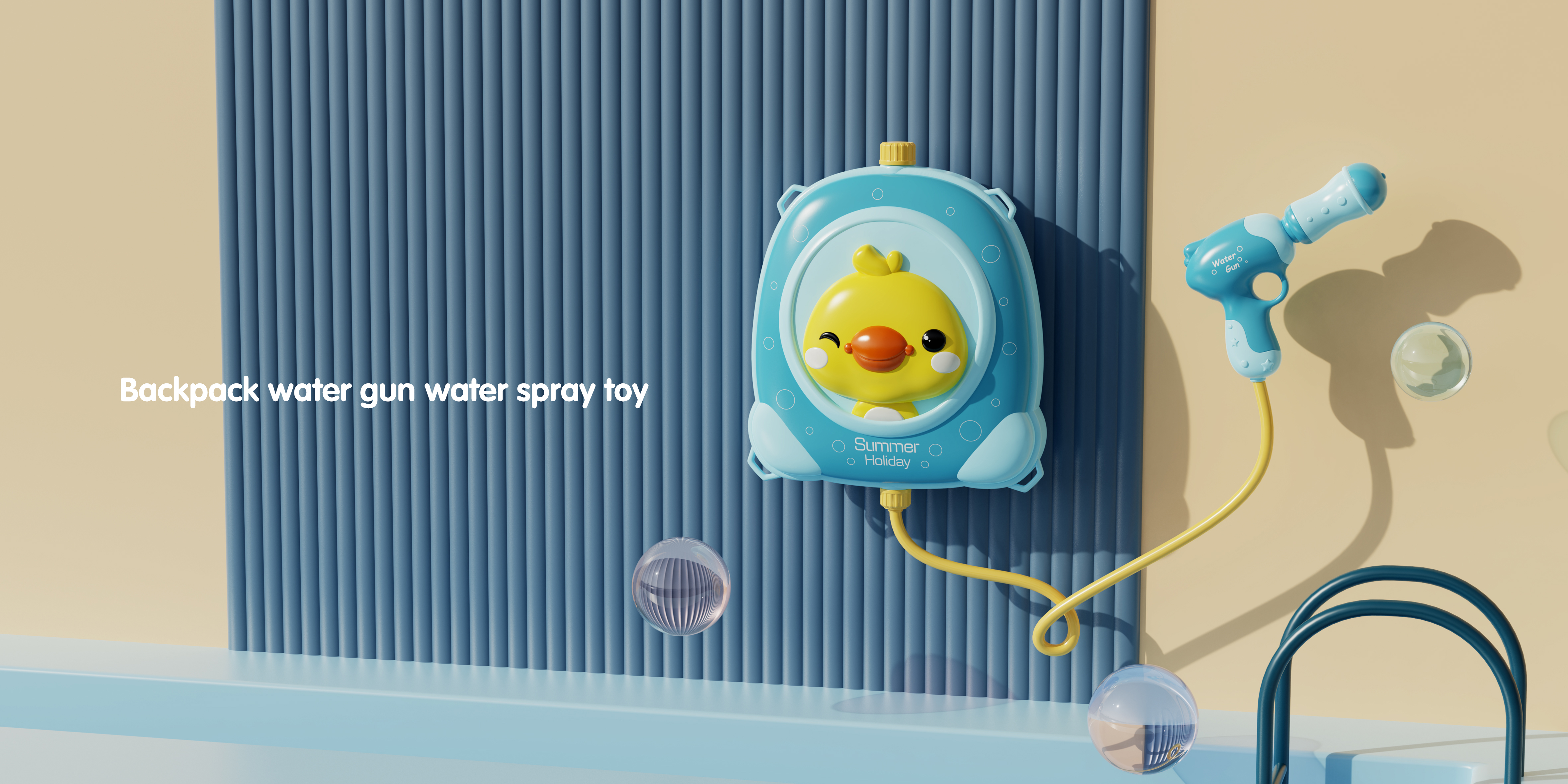 Water gun，knapsack，animal，