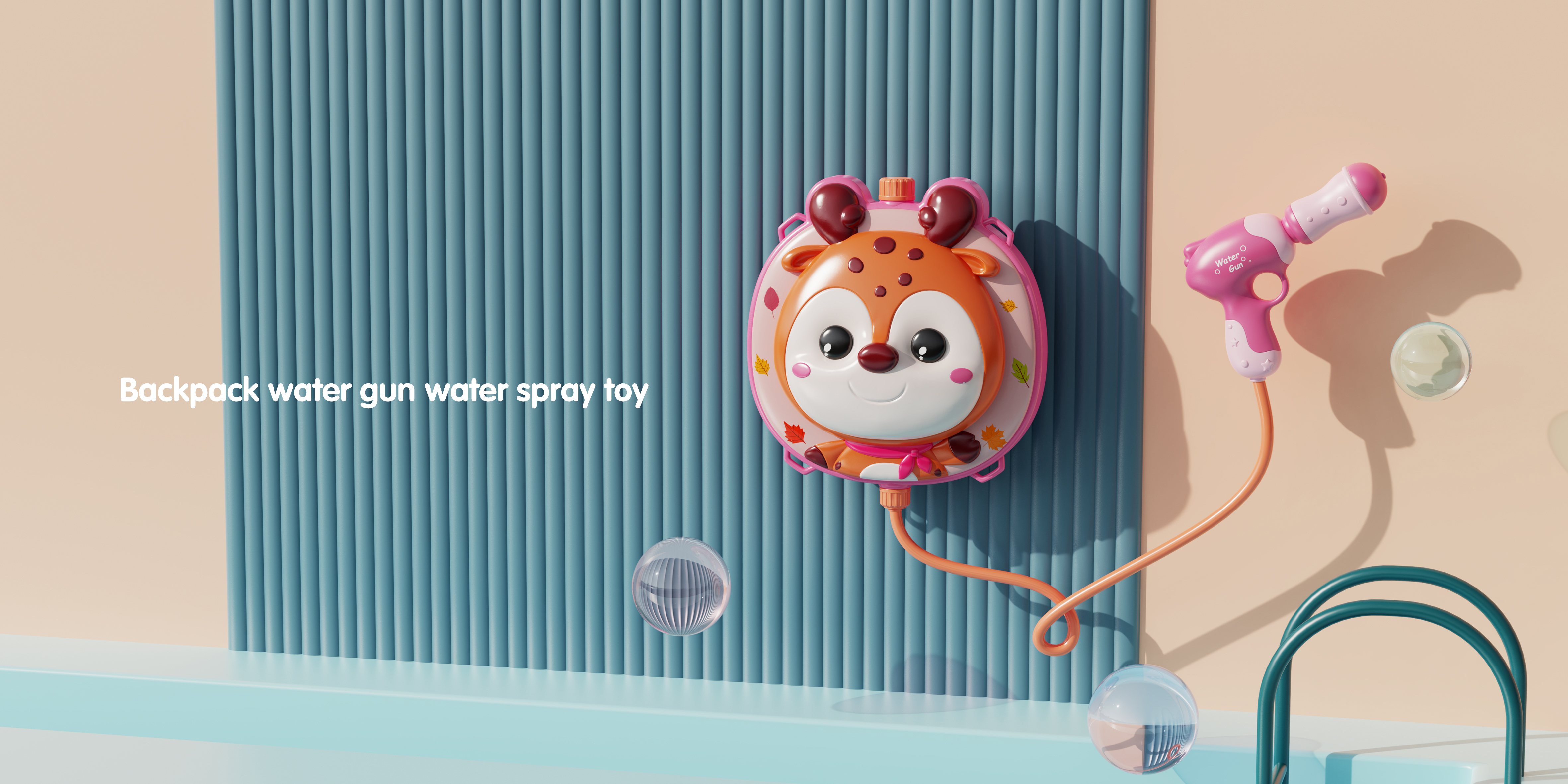 Water gun，knapsack，animal，
