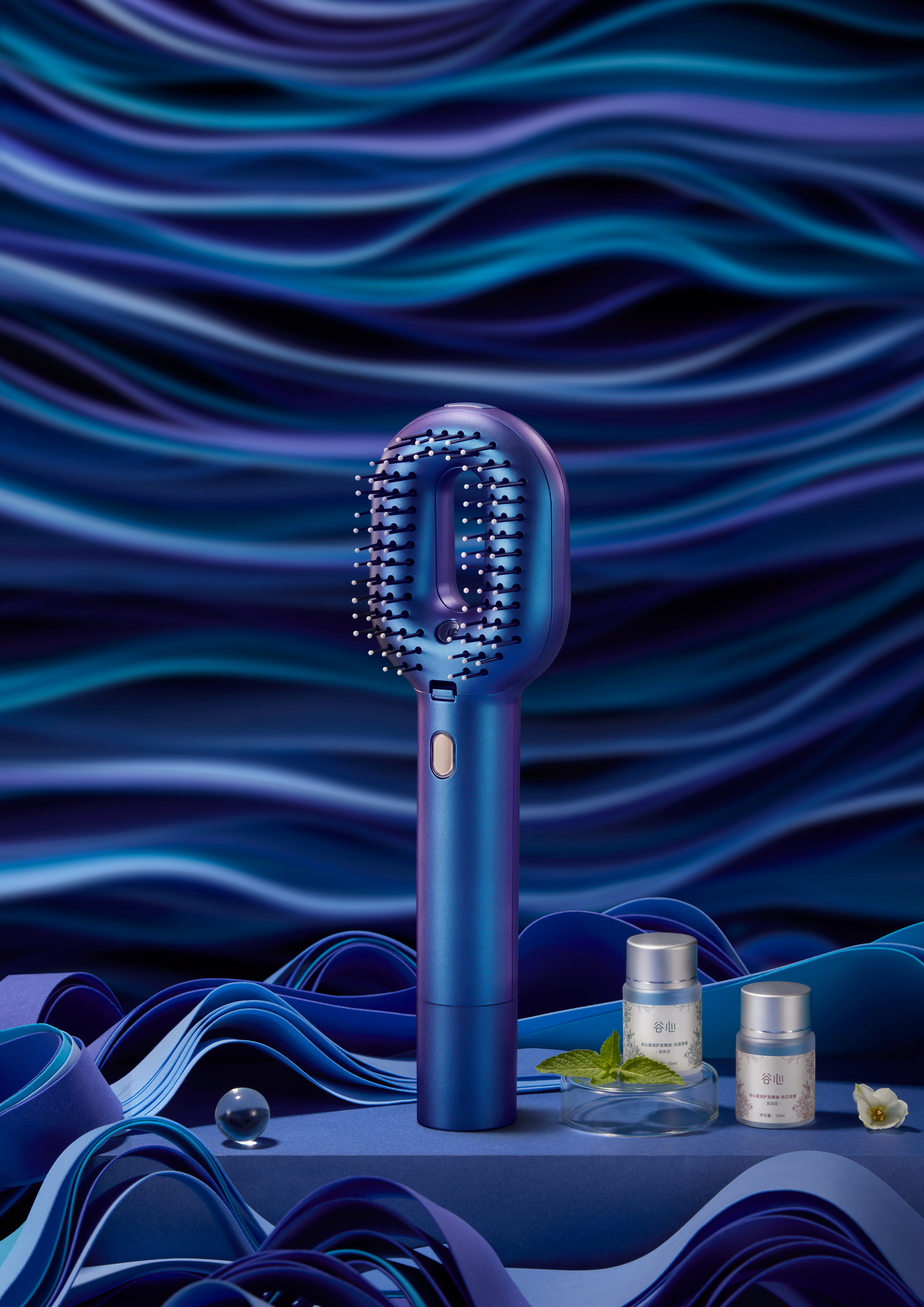 Guxin hair care essential oil dredging: once combed, it will be absorbed in 3 seconds.，