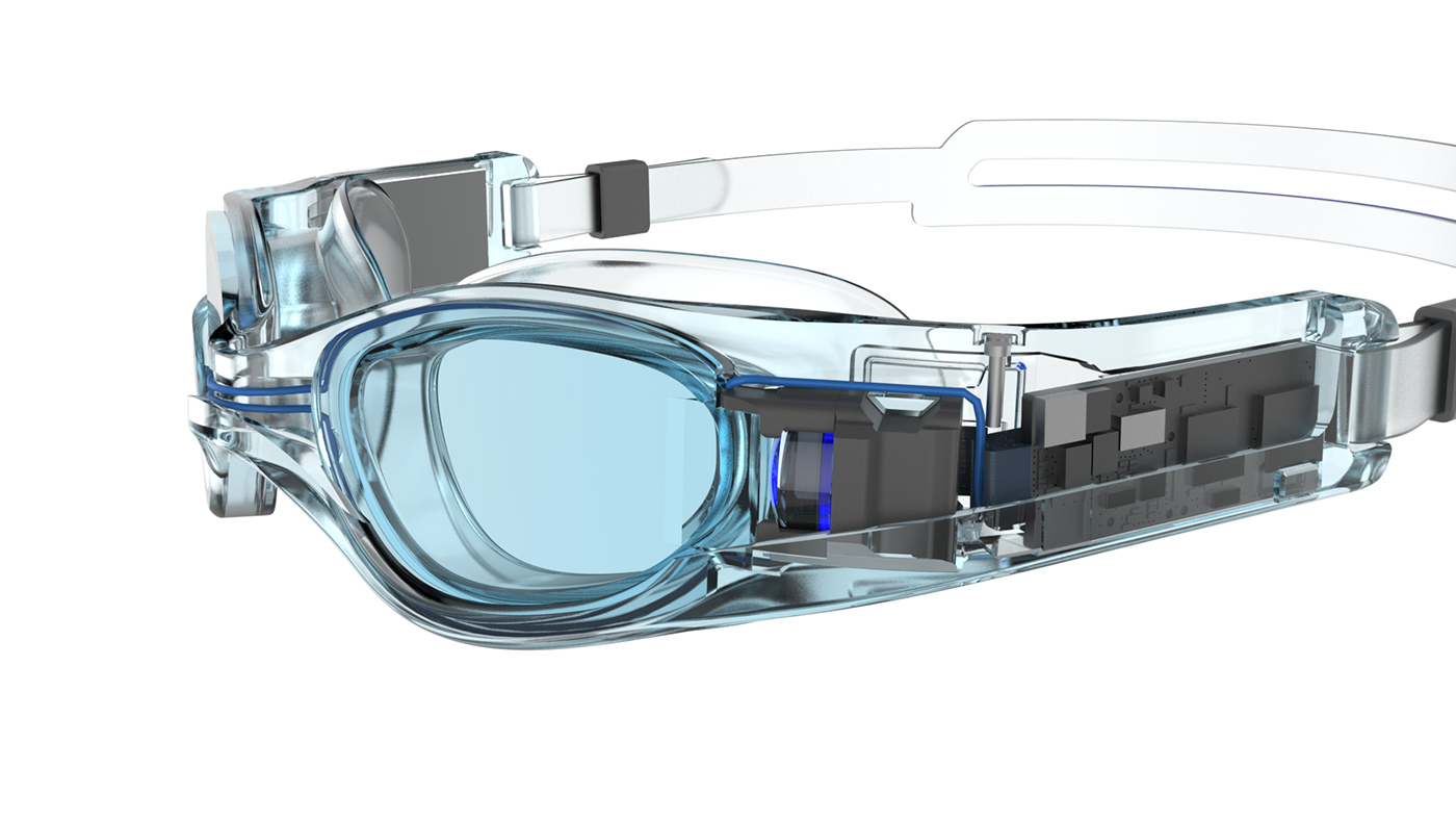 Goggles，Swimming，Enhanced picture，sketch，Model，