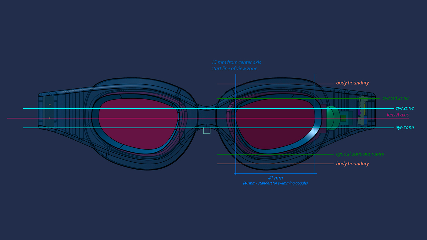 Goggles，Swimming，Enhanced picture，sketch，Model，