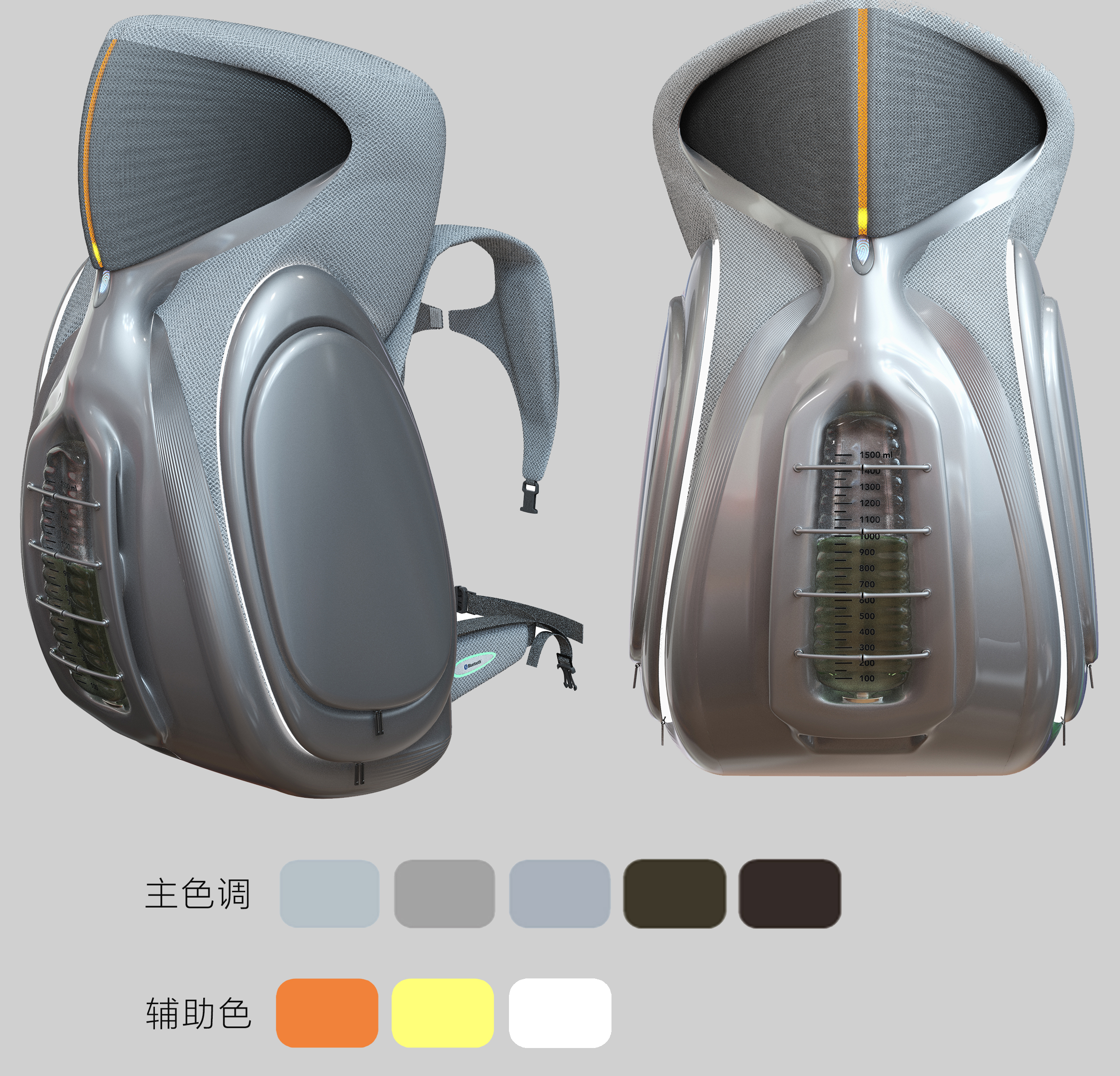 Mountaineering bag，knapsack，Health testing，Jet assist，Bi Sheh，