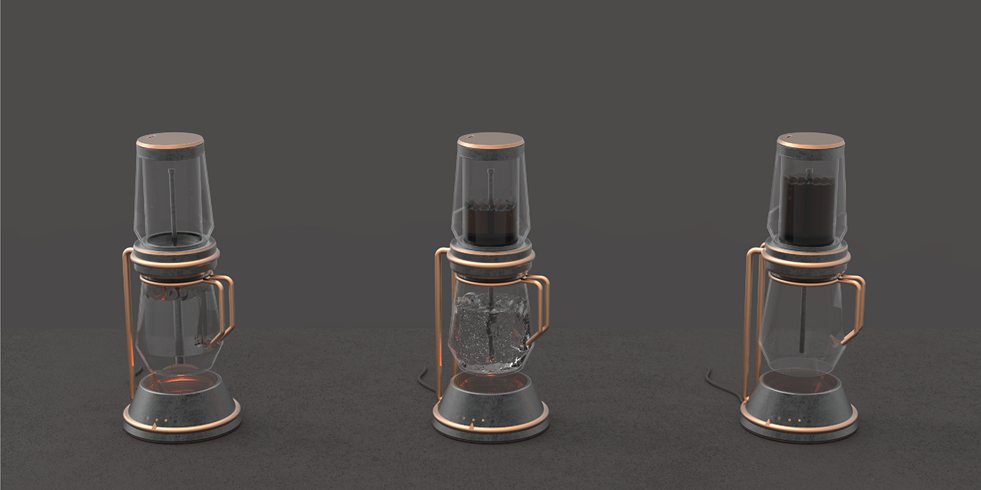 Kitchen appliances，man-machine，Coffee machine，interactive，