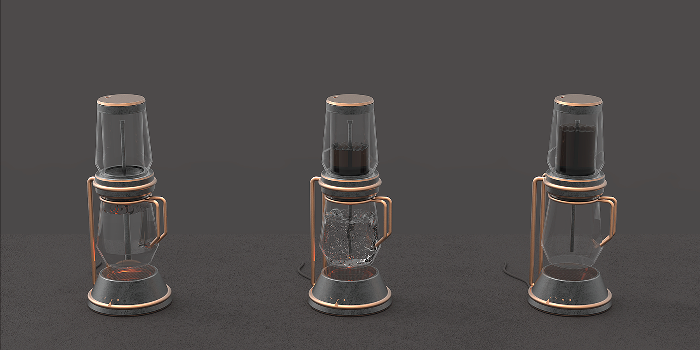 Kitchen appliances，man-machine，Coffee machine，interactive，