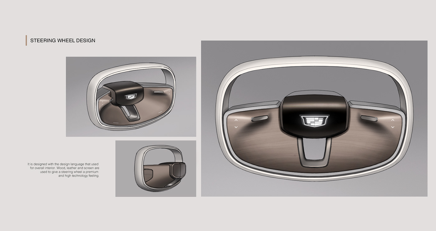 Cadillac，conceptual design，Automotive interior，