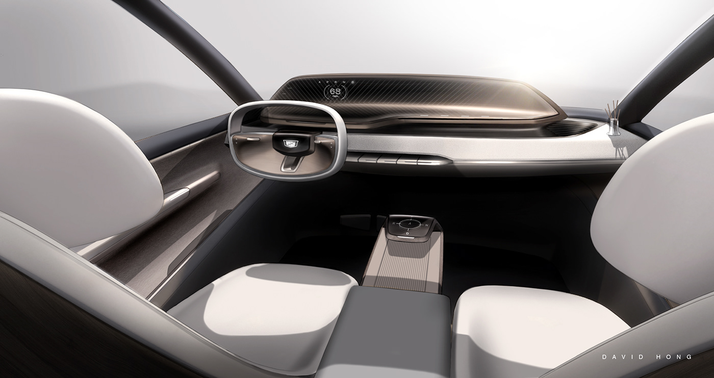 Cadillac，conceptual design，Automotive interior，