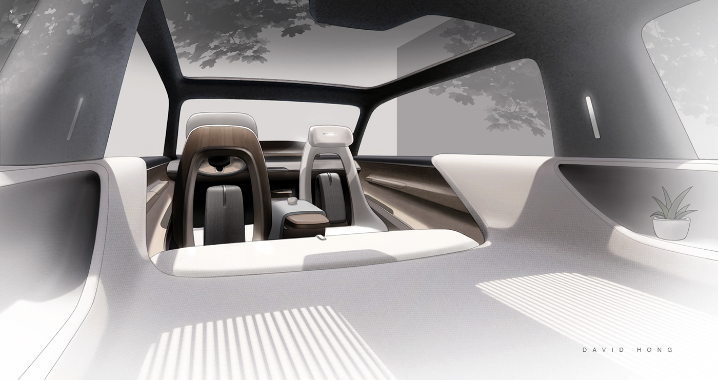 Cadillac，conceptual design，Automotive interior，