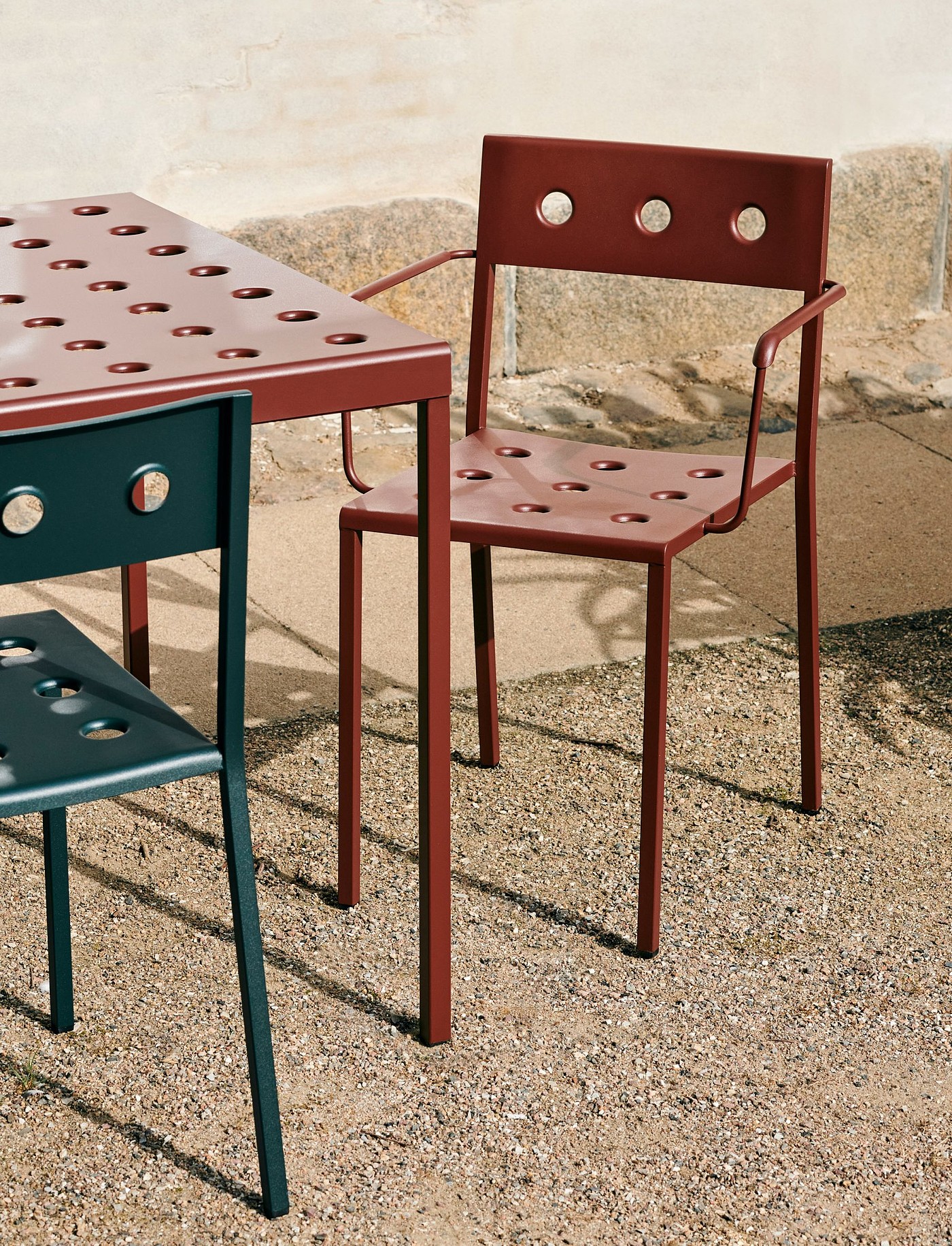 Balcony outdoor furniture，furniture design ，product design，Hay，Color design，