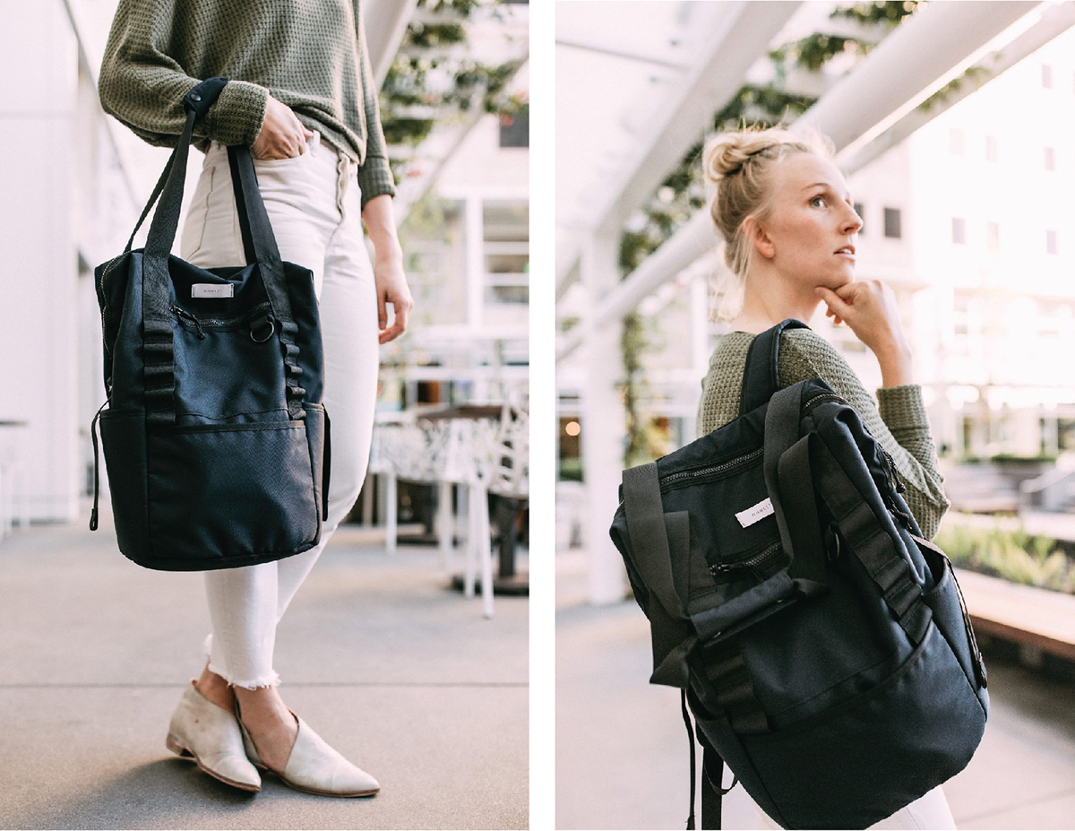 latest fashion，knapsack，Hand drawn，MNMLST.Unisex，