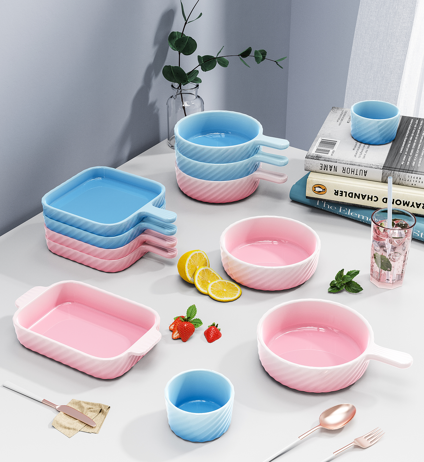ceramics，Kitchenware，bowl，keyshot，rhino，