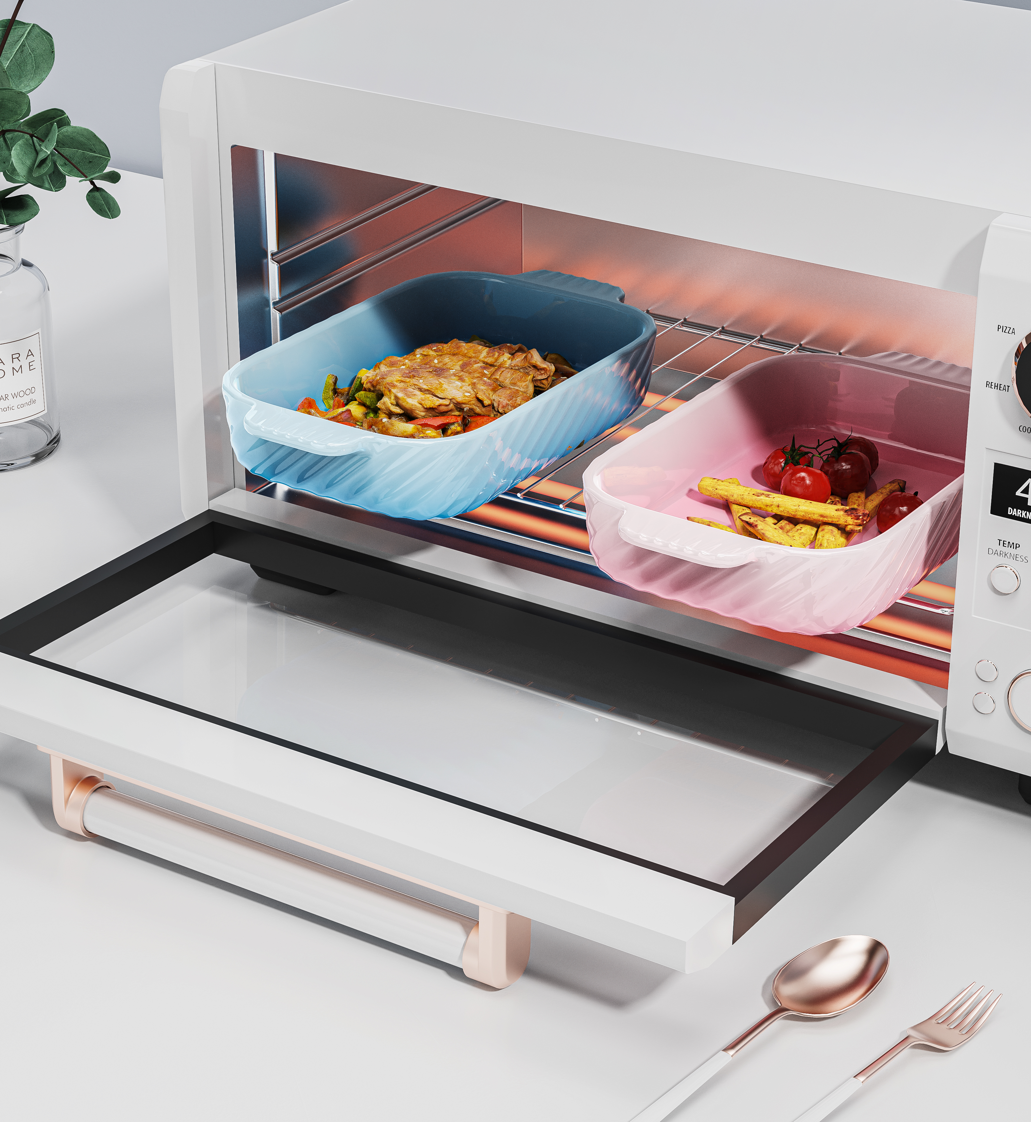 ceramics，Kitchenware，bowl，keyshot，rhino，