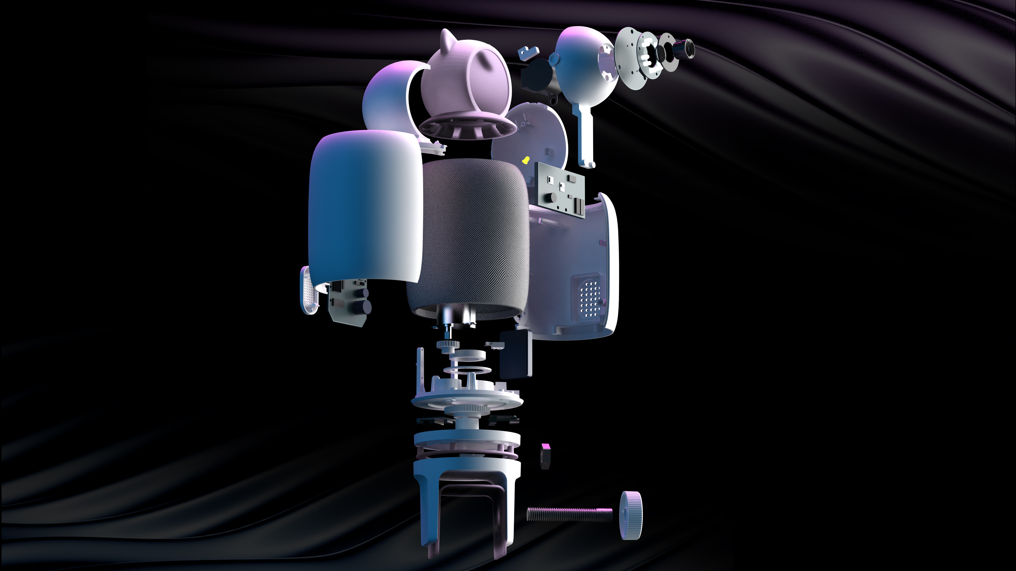 Red design，product design，Monitor，camera，baby，