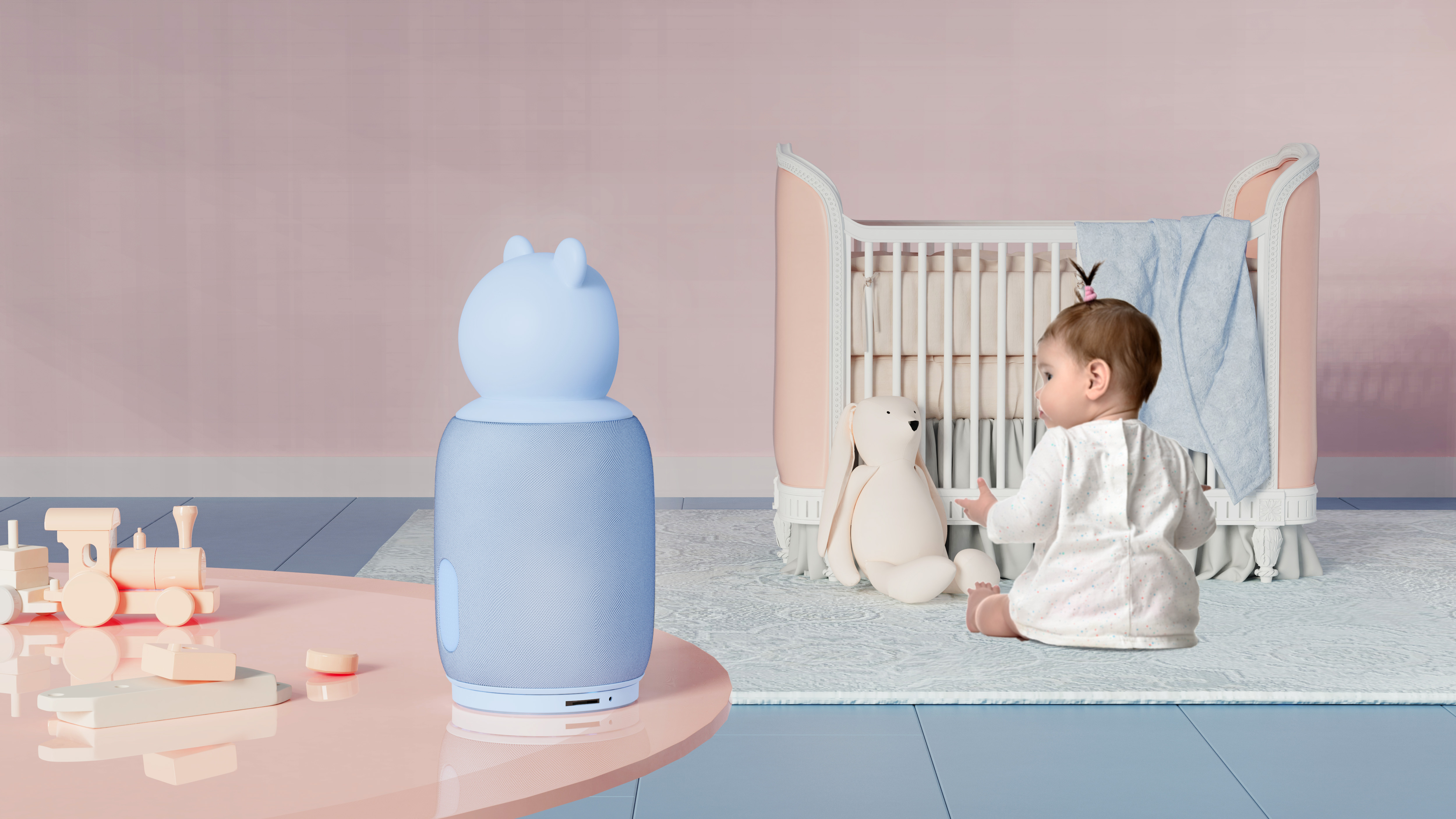 Red design，product design，Monitor，camera，baby，