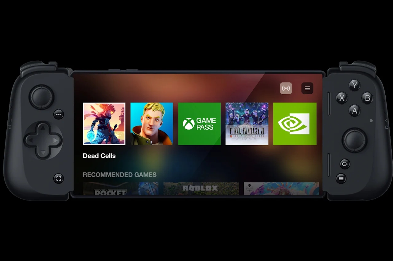 Game handle，RAZER KISHI V2，ANDROID mobile phone，