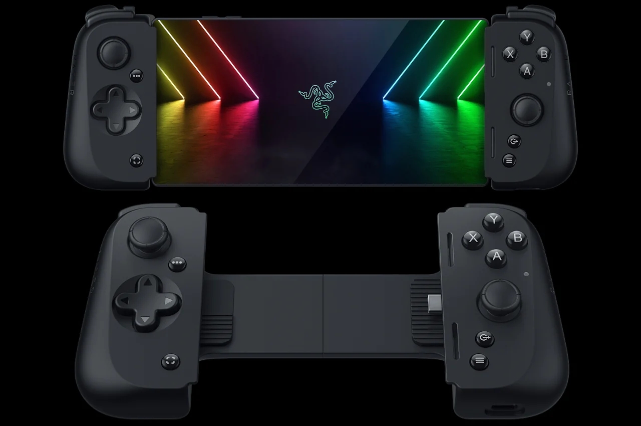 Game handle，RAZER KISHI V2，ANDROID mobile phone，