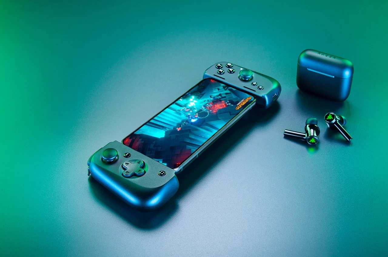 Game handle，RAZER KISHI V2，ANDROID mobile phone，