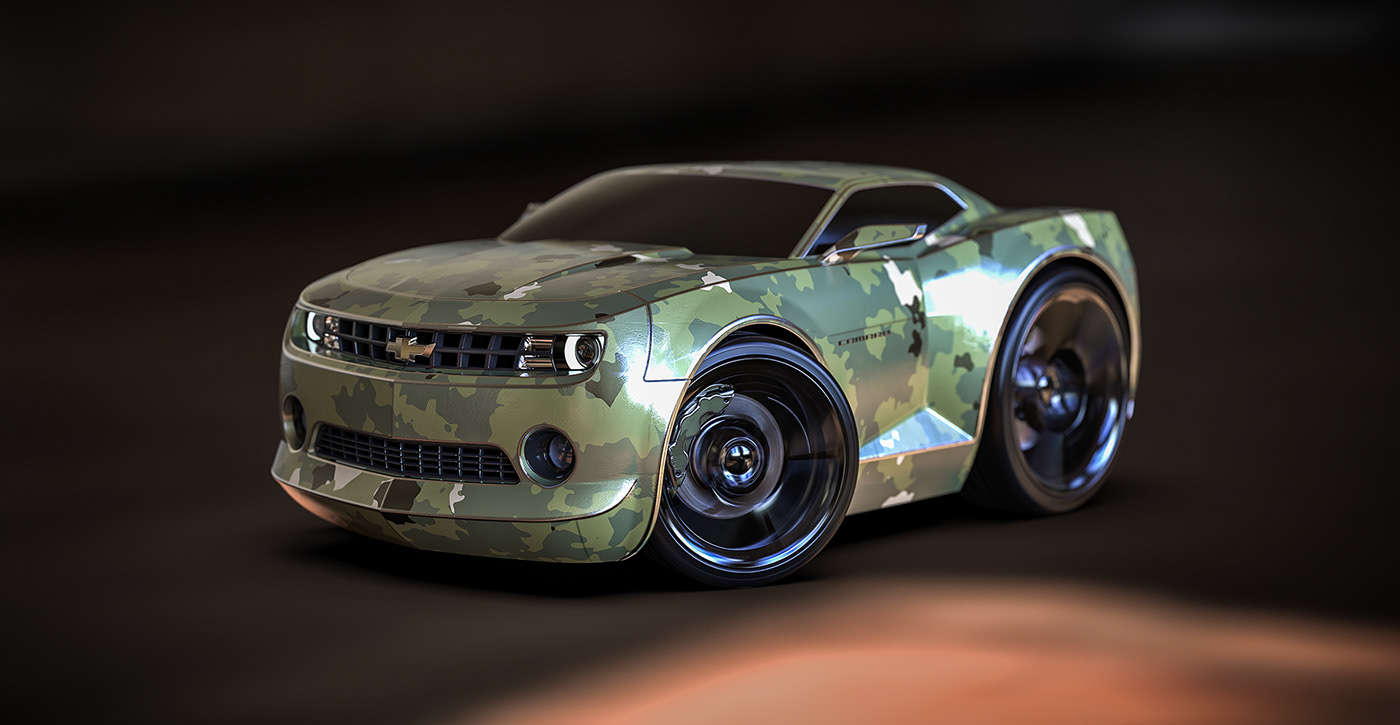 Chevrolet，Cartoon，Automobile design，