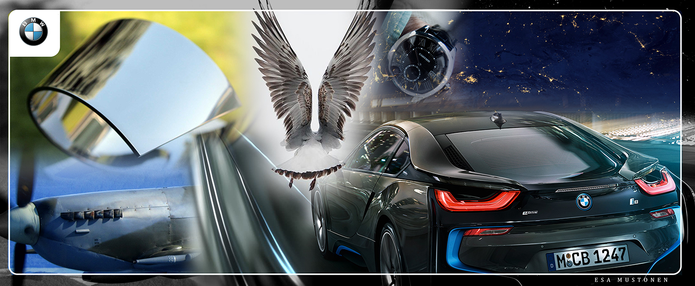 bmw，Render，design sketch，vehicle，Hand drawn，