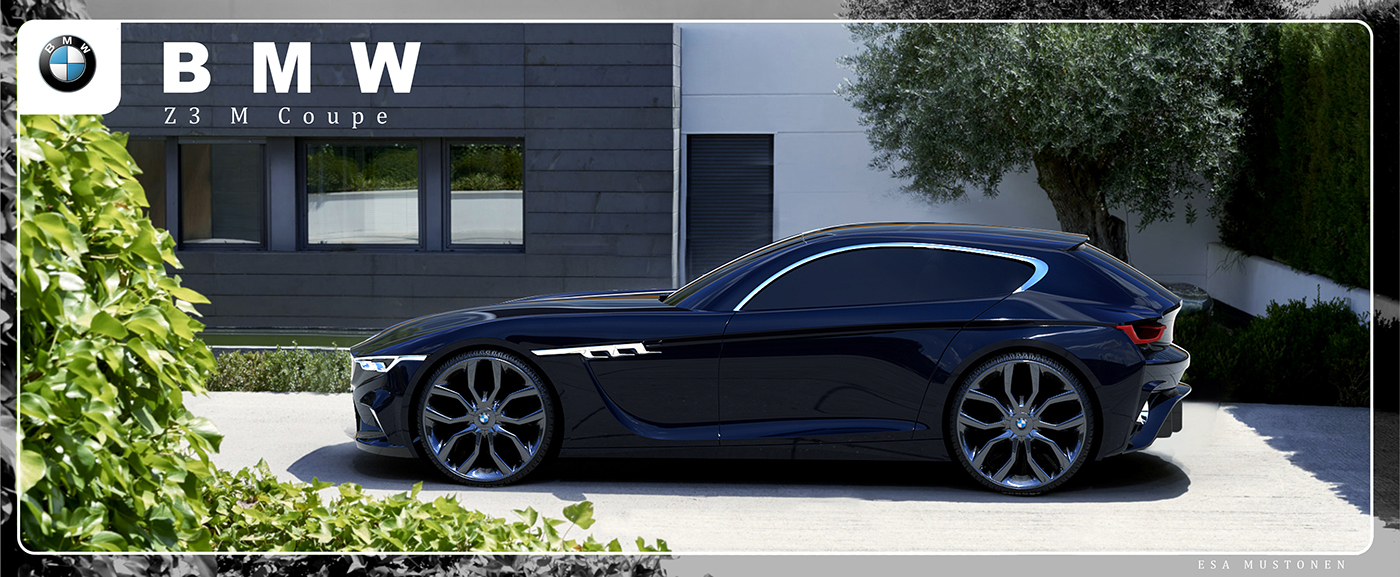 bmw，Render，design sketch，vehicle，Hand drawn，