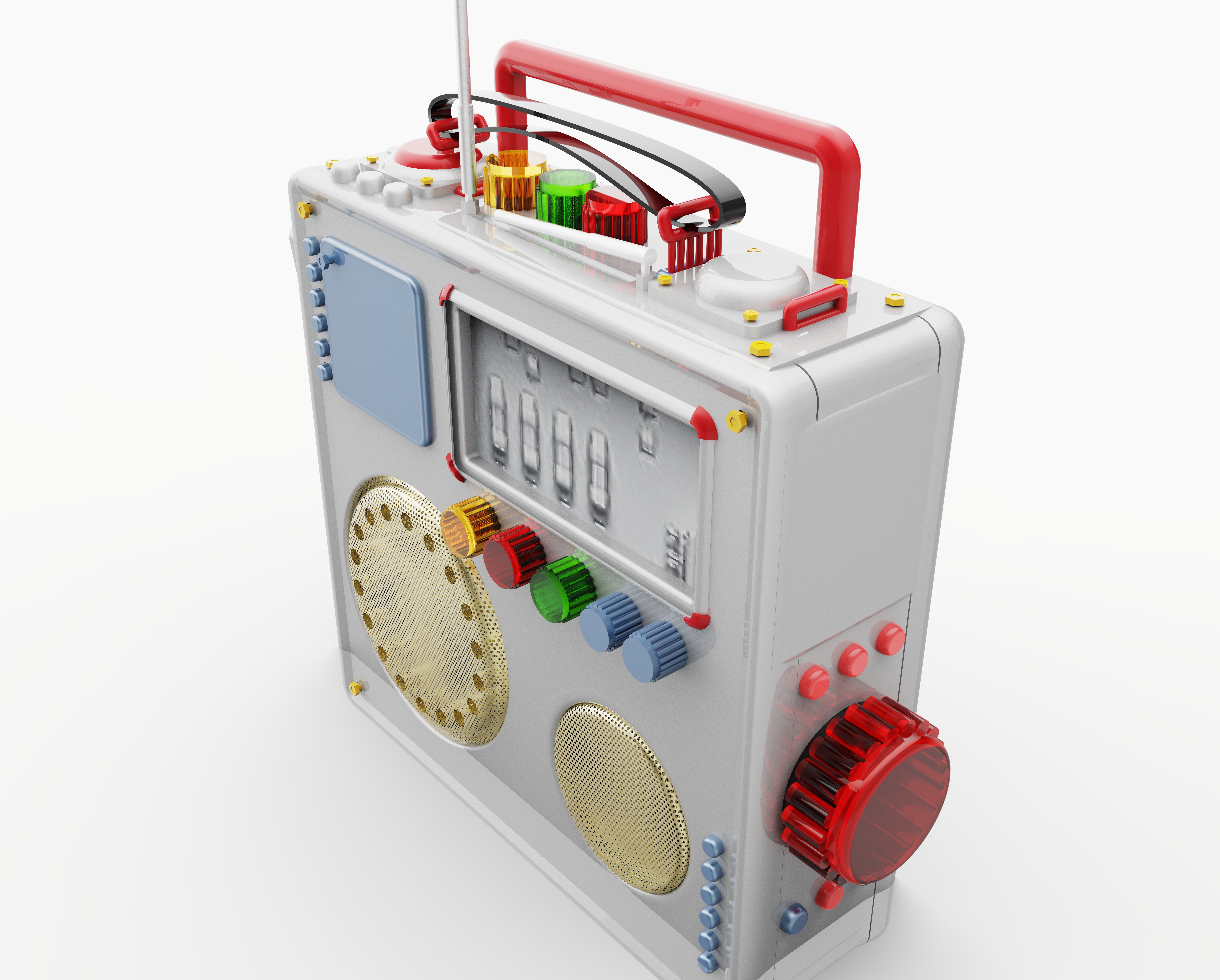 radio，sound，Redesign，Interaction design，Retro，