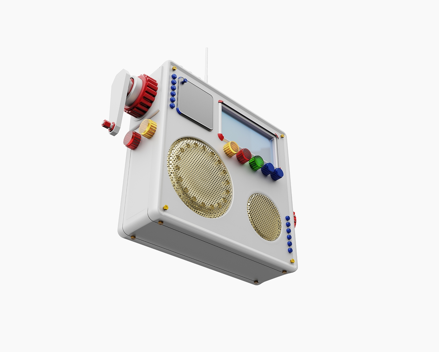 radio，sound，Redesign，Interaction design，Retro，