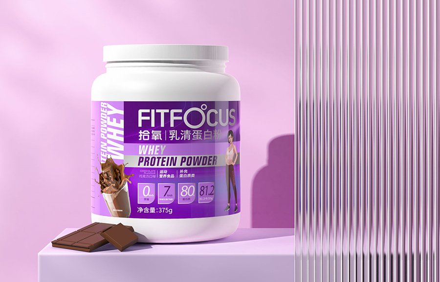 Red design，Brand design，Brand planning，protein powder，New consumption，Female products，