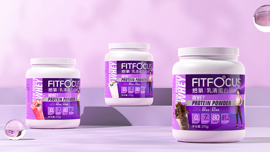 Red design，Brand design，Brand planning，protein powder，New consumption，Female products，