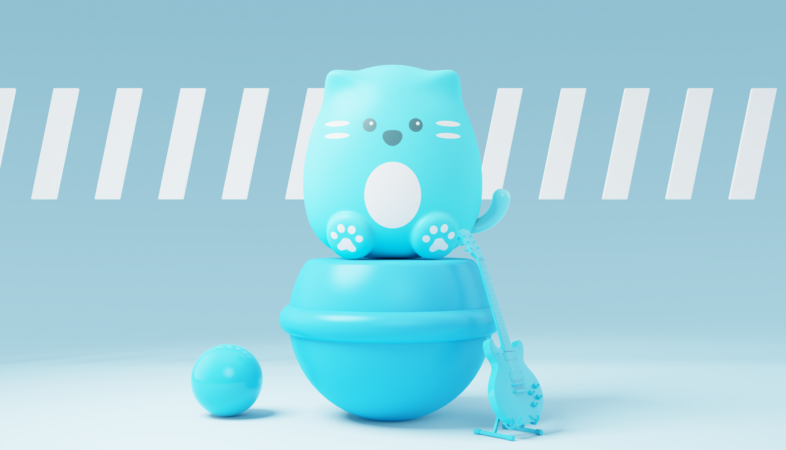 Aromatherapy，cat，Cartoon cute，