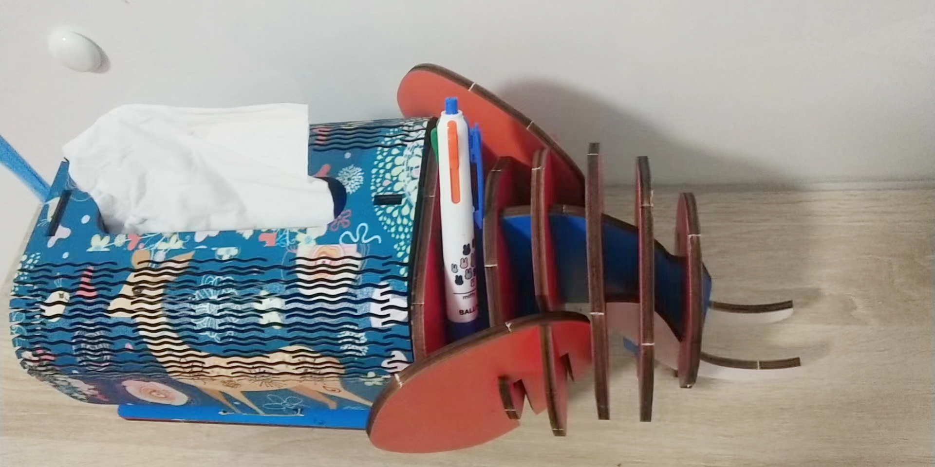 diy，Elephant paper box，Elephant cell phone holder，Assembled products，