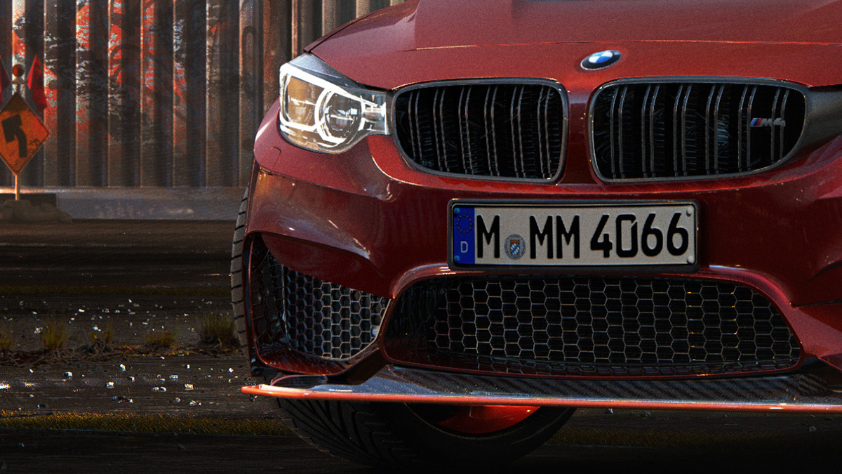 Automobile design，bmw，bmw，cgi，Render，gules，underground，Underwater，