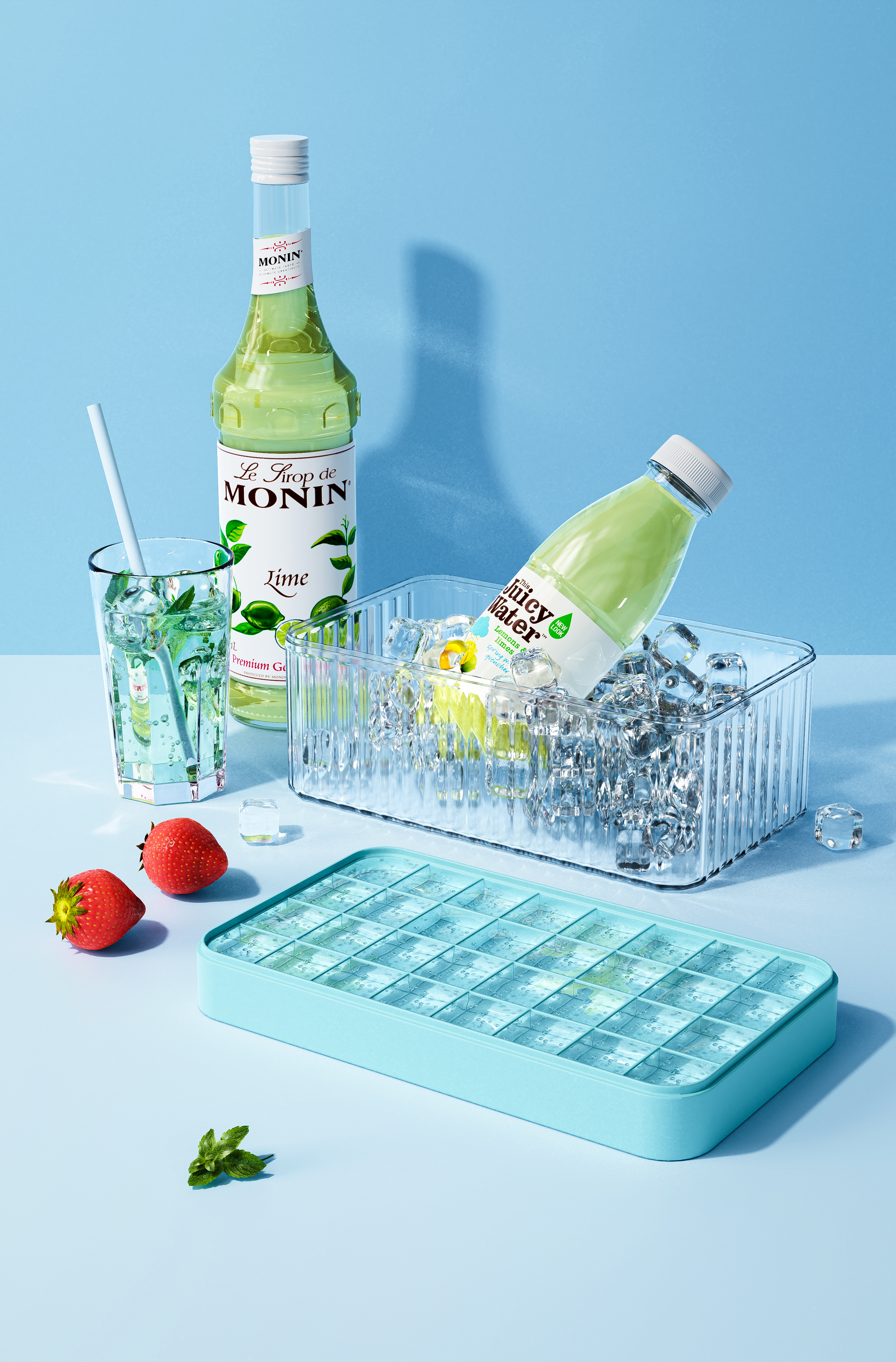 Ice lattice，lovely，Mother and baby，keyshot，Render，