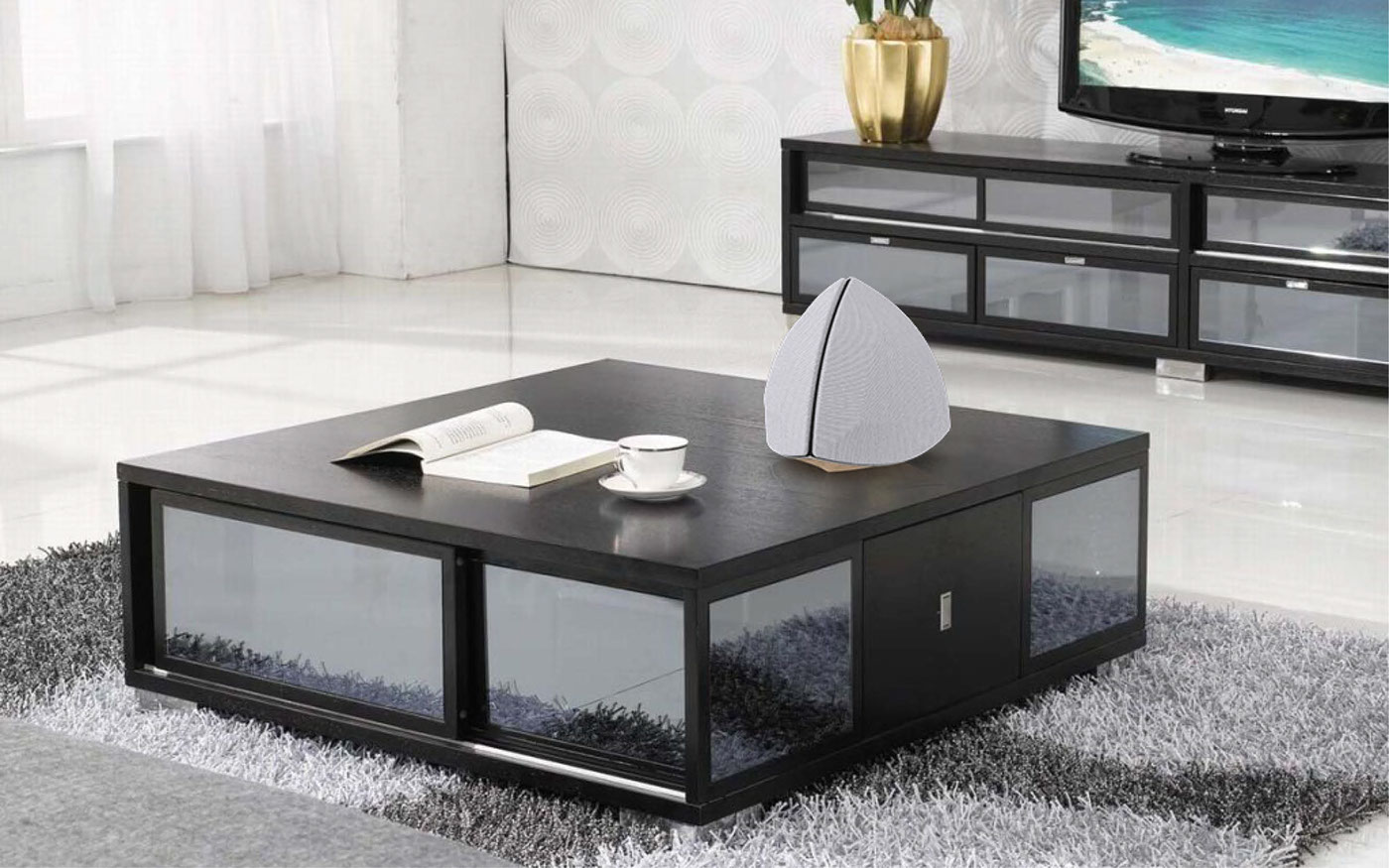 Grain Speaker，loudspeaker box，Minimalist，