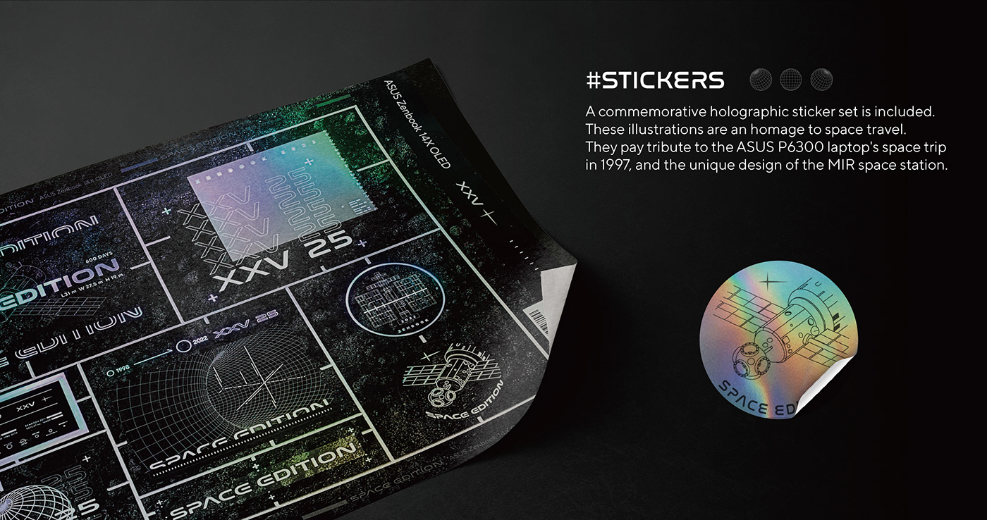ASUS，Package design，Space Edition，notebook，packing design，