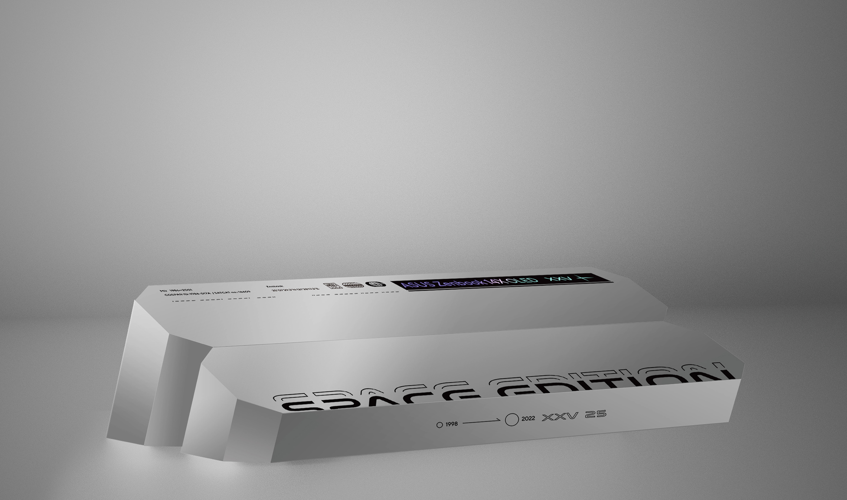 ASUS，Package design，Space Edition，notebook，packing design，