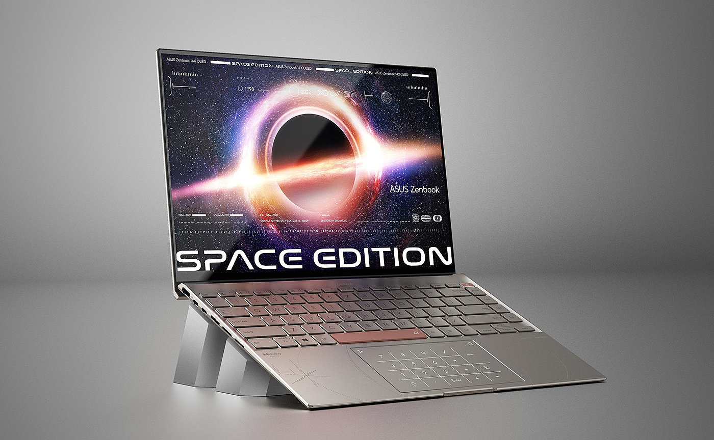 ASUS，Package design，Space Edition，notebook，packing design，