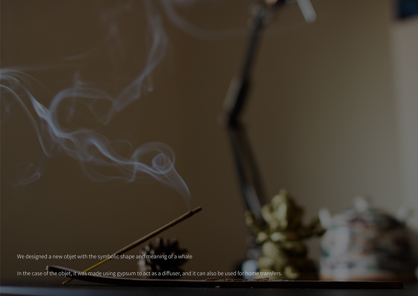 whale incence，Aromatic diffuser，product design，originality，