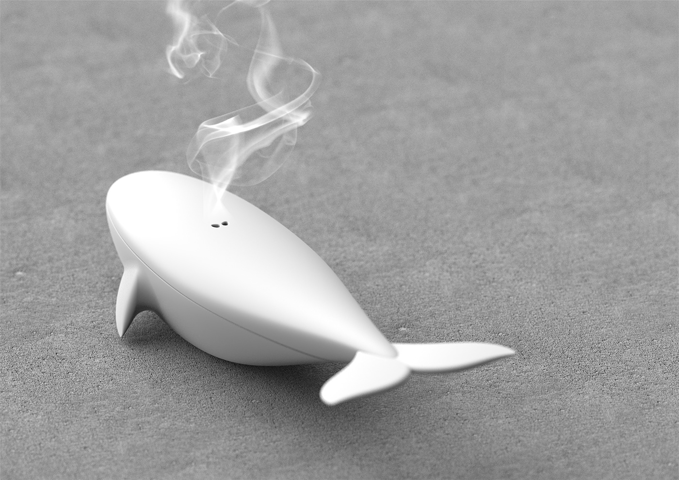 whale incence，Aromatic diffuser，product design，originality，