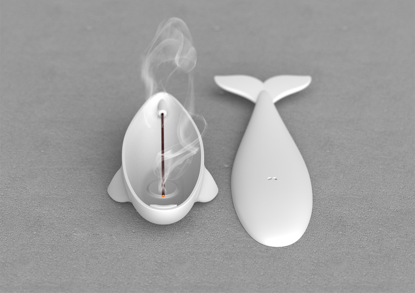 whale incence，Aromatic diffuser，product design，originality，